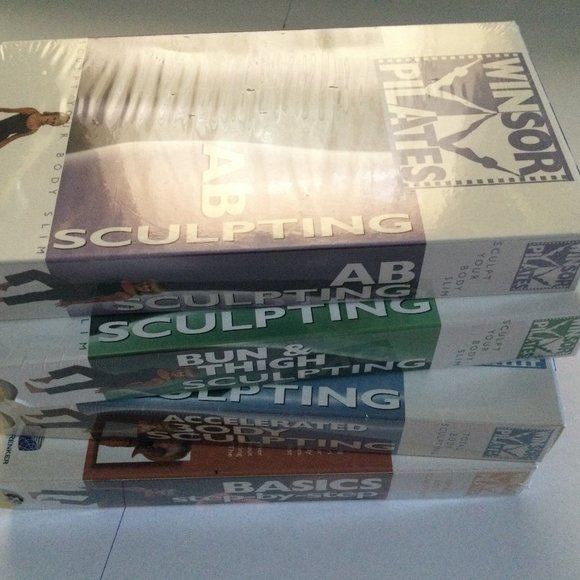 4 Winsor Pilate body sculpting VHS tapes new sealed - Picture 3 of 3